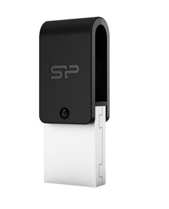تصویر  فلش مموری OTG USB سیلیکون پاور مدل ایکس 21 - 8 گیگابایت