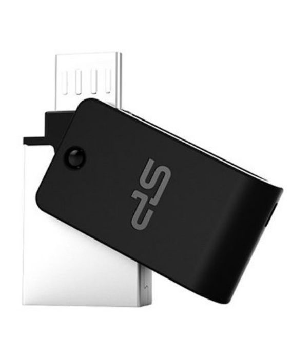 تصویر  فلش مموری OTG USB سیلیکون پاور مدل ایکس 21 - 8 گیگابایت