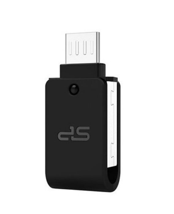 تصویر  فلش مموری OTG USB سیلیکون پاور مدل ایکس 21 - 8 گیگابایت