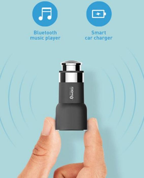 تصویر  شارژر فندکی شیائومی مدل Roidmi BFQ02RM همراه FM Transmitter