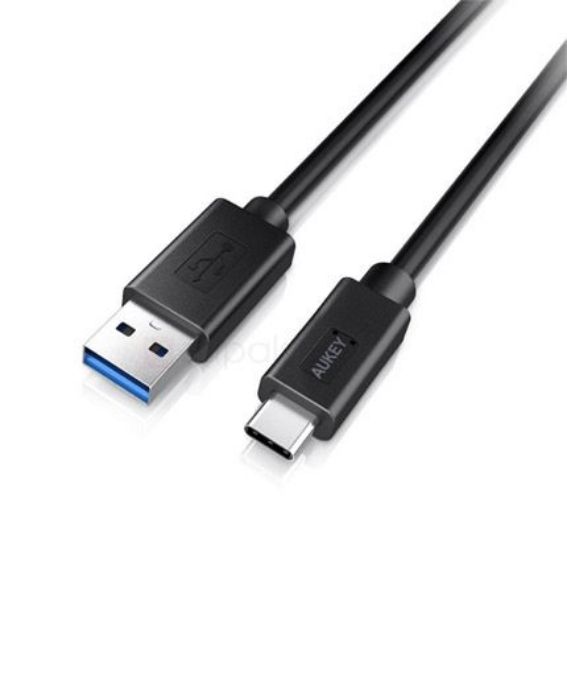 تصویر  کابل شارژ و انتقال اطلاعات USB 3.0 به USB-C آکی - 90 سانتی‌متر
