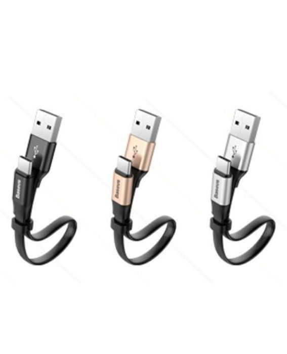 تصویر  کابل شارژ و انتقال اطلاعات USB 2.0 به USB-C بیسوس - 23 سانتی‌متر