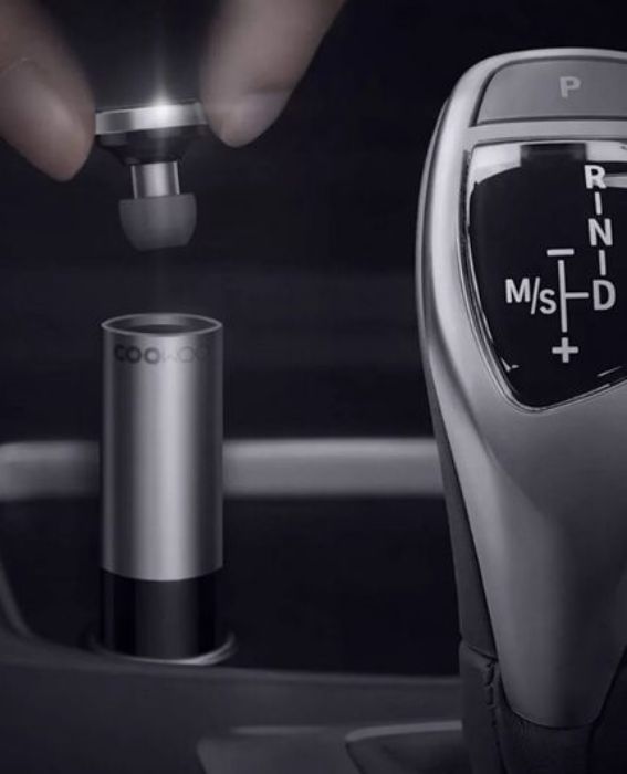 تصویر  شارژر فندکی و هندزفری بلوتوث شیائومی مدل CooWoo BC200