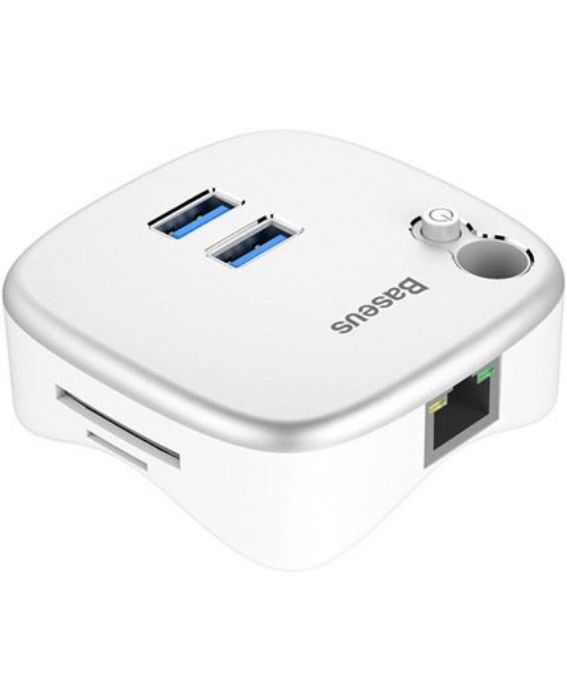 تصویر  هاب USB و داک چند منظوره 5 در 1 بیسوس