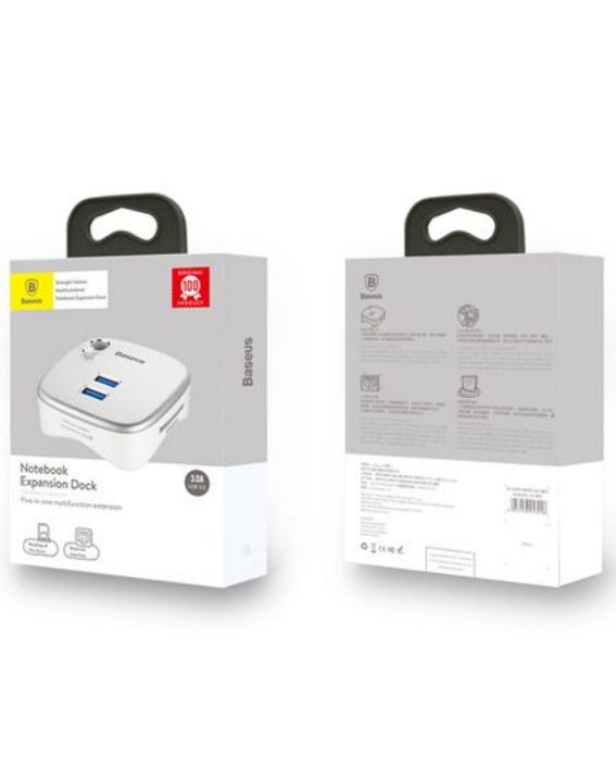 تصویر  هاب USB و داک چند منظوره 5 در 1 بیسوس