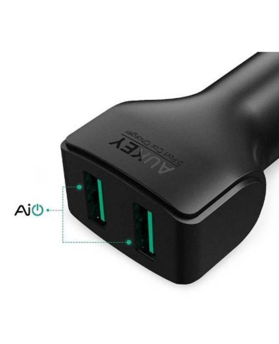 تصویر  شارژر فندکی آکی مدل BT-F2 همراه FM Transmitter