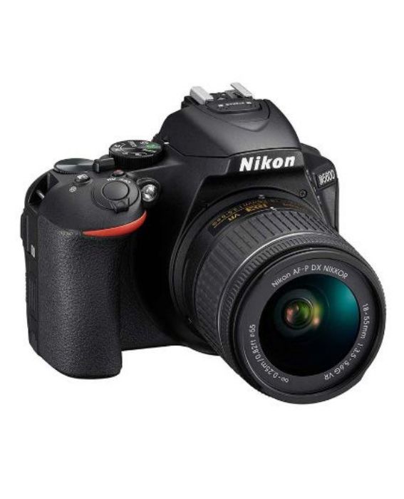 تصویر  دوربین دی اس ال آر نیکون مدل D5600 به همراه لنز 18-55 میلی‌متری VR AF-P