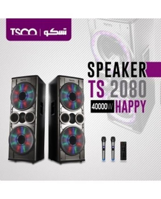 تصویر  پخش کننده و اسپیکر حرفه‌ای 40 هزار وات تسکو مدل TS 2080