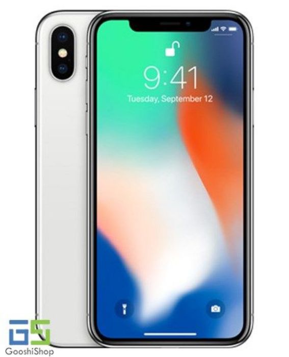 تصویر  گوشی موبایل اپل مدل آیفون X تک سیم کارت ظرفیت 64 گیگابایت رم 3 گیگابایت به همراه هندزفری بلوتوث اپل ایرپادز