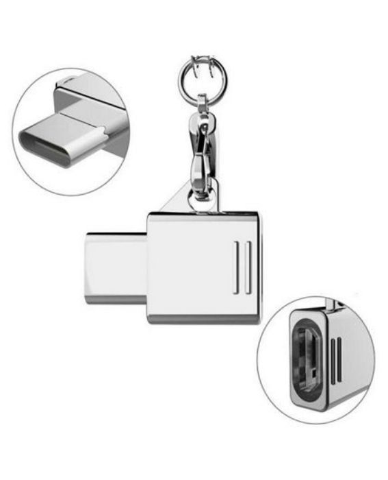 تصویر  تبدیل USB Type-C به MicroUSB ارلدام مدل ET-TC03