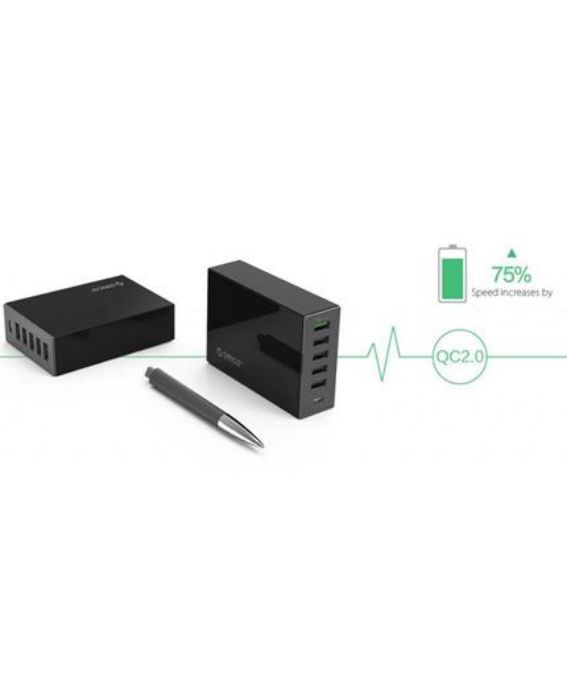 تصویر  شارژر رومیزی اوریکو مدل TSL-6U (شش پورت)