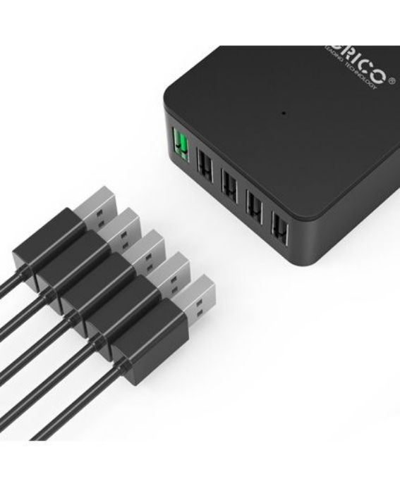 تصویر  شارژر رومیزی اوریکو مدل QSE-5U (پنج پورت)