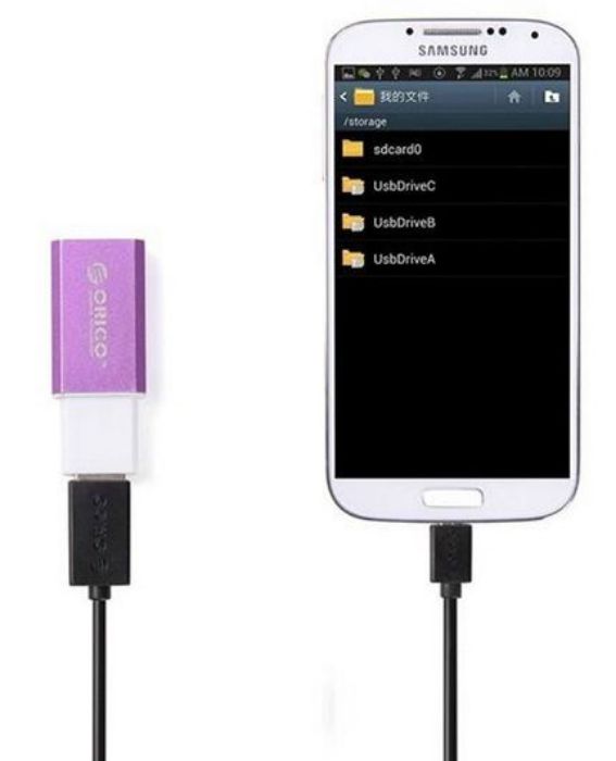 تصویر  کابل 15 سانتی‌متری OTG USB 2.0 اوریکو مدل COR2-15