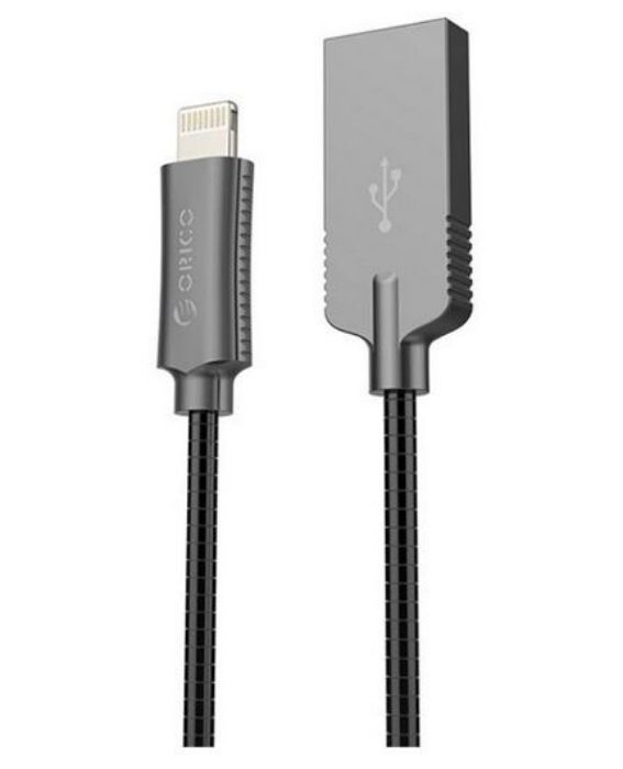 تصویر  کابل 1 متری شارژ و انتقال اطلاعات USB 2.0 به Lightning اوریکو برای شارژ و انتقال اطلاعات آیفون و آیپد مدل LTS-10