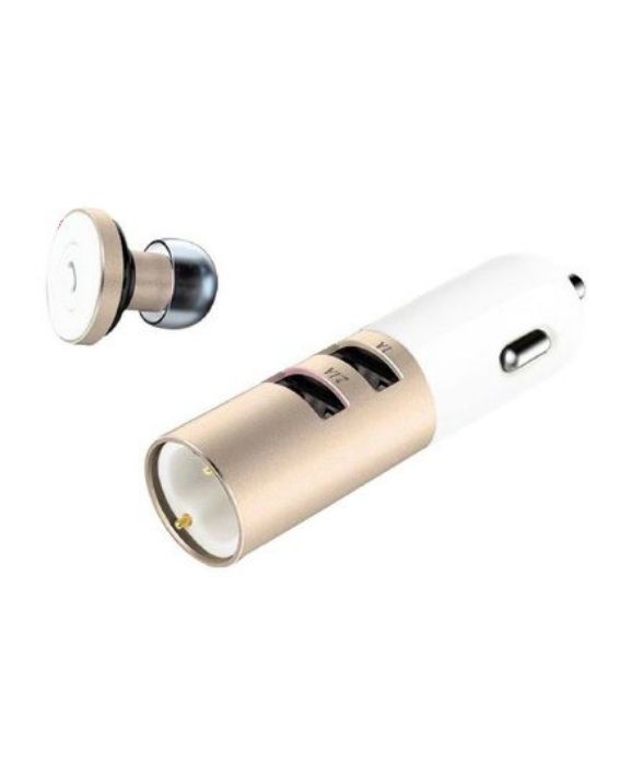 تصویر  شارژر فندکی ریمکس مدل RB-T11C با هندزفری بلوتوث