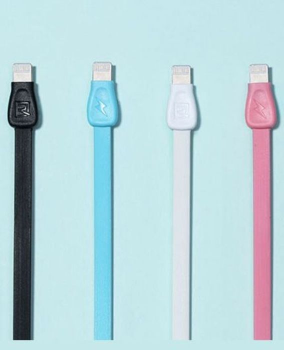 تصویر  کابل یک متری شارژ و انتقال اطلاعات USB 2.0 به لایتنینگ ریمکس مدل RC-028i