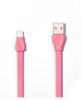 تصویر  کابل یک متری شارژ و انتقال اطلاعات USB 2.0 به لایتنینگ ریمکس مدل RC-028i