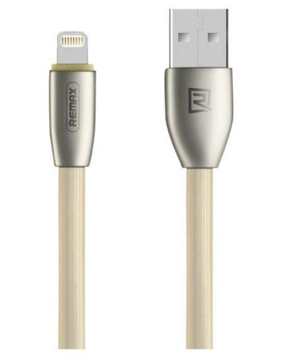 تصویر  کابل یک متری شارژ و انتقال اطلاعات USB 2.0 به Lightning ریمکس مدل RC-043i