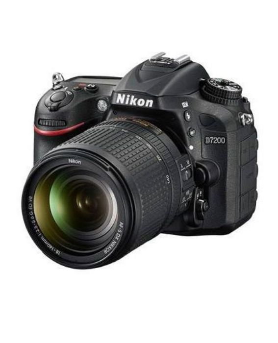 تصویر  دوربین دی اس ال آر نیکون مدل D7200 به همراه لنز 18-140 میلی‌متری VR