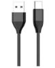 تصویر  کابل 20 سانتیمتری شارژ و انتقال اطلاعات USB 2.0 به تایپ سی ایکس کین
