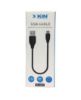تصویر  کابل 20 سانتیمتری شارژ و انتقال اطلاعات USB 2.0 به تایپ سی ایکس کین
