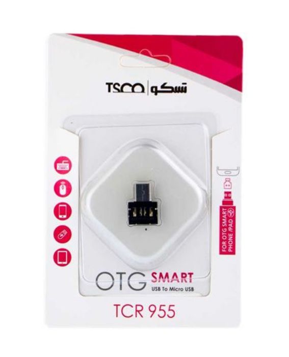 تصویر  تبدیل USB 2.0 به microUSB تسکو مدل TCR-955
