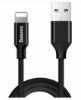 تصویر  کابل 1.8 متری شارژ و انتقال اطلاعات USB به Lightning باسئوس مدل Yiven