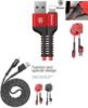 تصویر  کابل 1.5 متری شارژ و انتقال اطلاعات USB به Lightning باسئوس مدل Anti-break