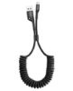 تصویر  کابل یک متری شارژ و انتقال اطلاعات USB به لایتنینگ باسئوس سری فیش آی