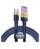 تصویر  کابل یک متری شارژ و انتقال اطلاعات USB به USB Type-C باسئوس مدل CATKLF-P91