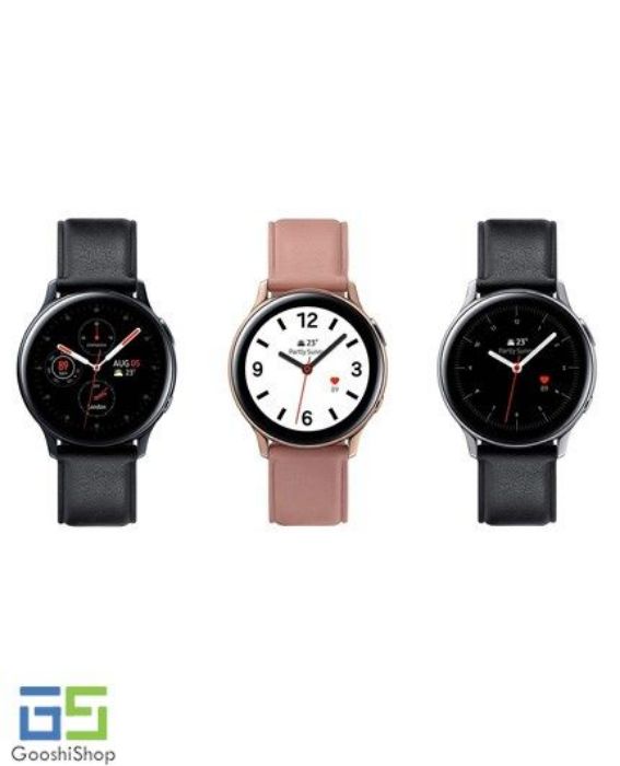 تصویر  ساعت هوشمند سامسونگ Galaxy Watch Active 2 40mm با بند چرمی