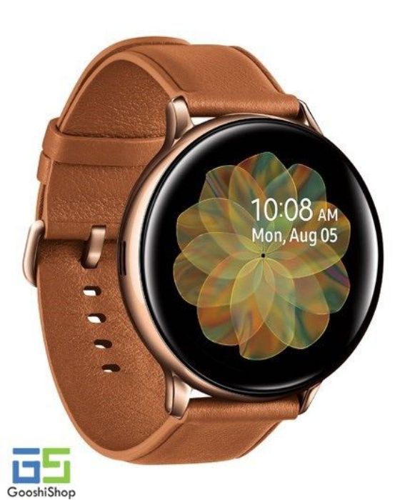 تصویر  ساعت هوشمند سامسونگ Galaxy Watch Active 2 40mm با بند چرمی