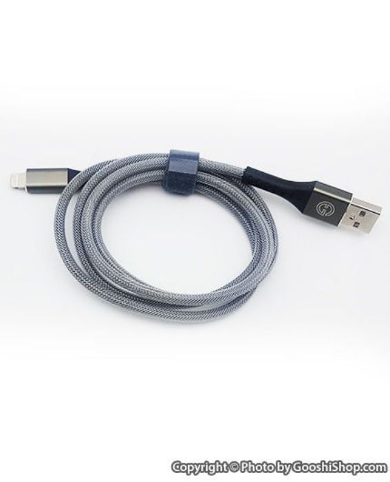 تصویر  کابل یک متری شارژ و انتقال اطلاعات USB 2.0 به لایتنینگ جی فوز مدل CA 53