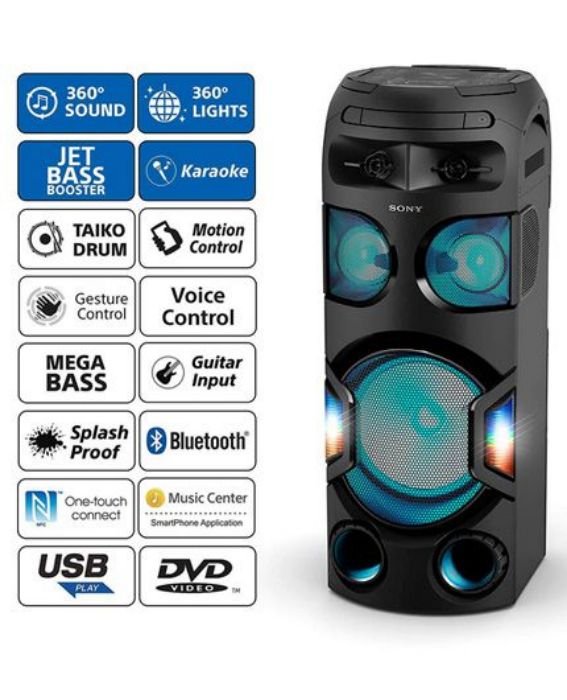 تصویر  سیستم صوتی خانگی سونی مدل MHC-V72