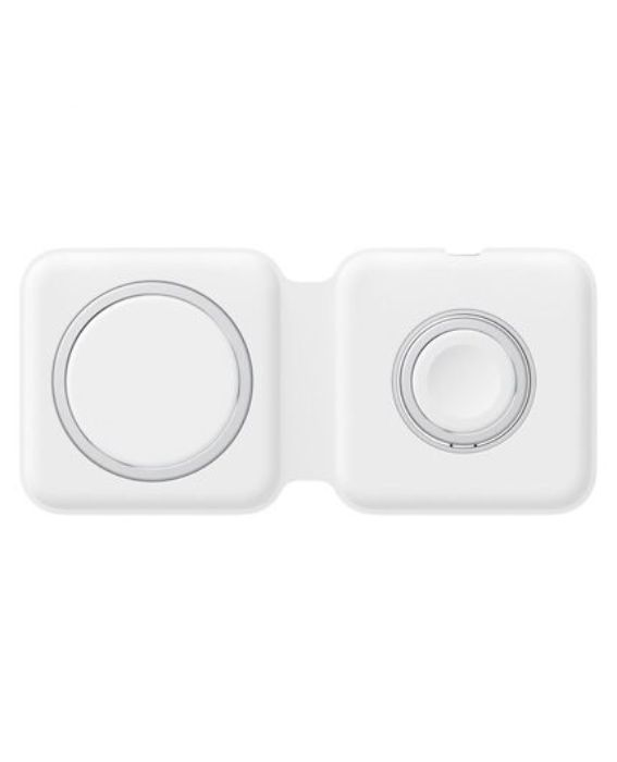 تصویر  شارژر بی سیم اپل مدل مگ سیف Duo