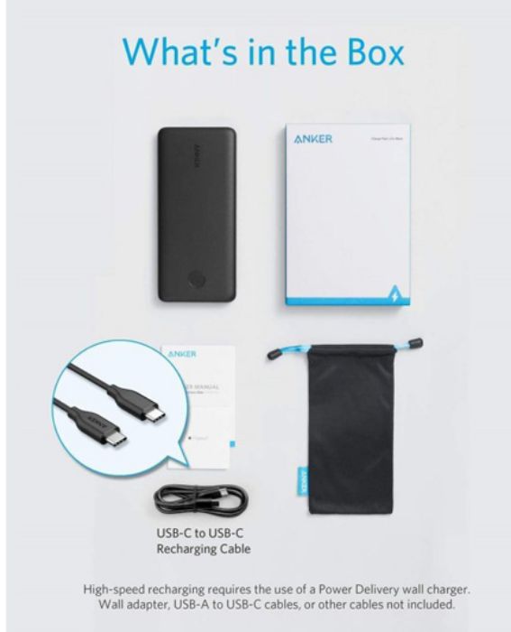 تصویر  پاوربانک انکر مدل PowerCore Slim A1231H12 ظرفیت 10000 میلی آمپر ساعت