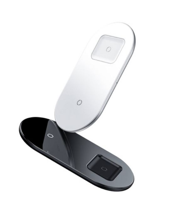 تصویر  شارژر بی سیم باسئوس مدل Max For Phones + Pods WXJK-01