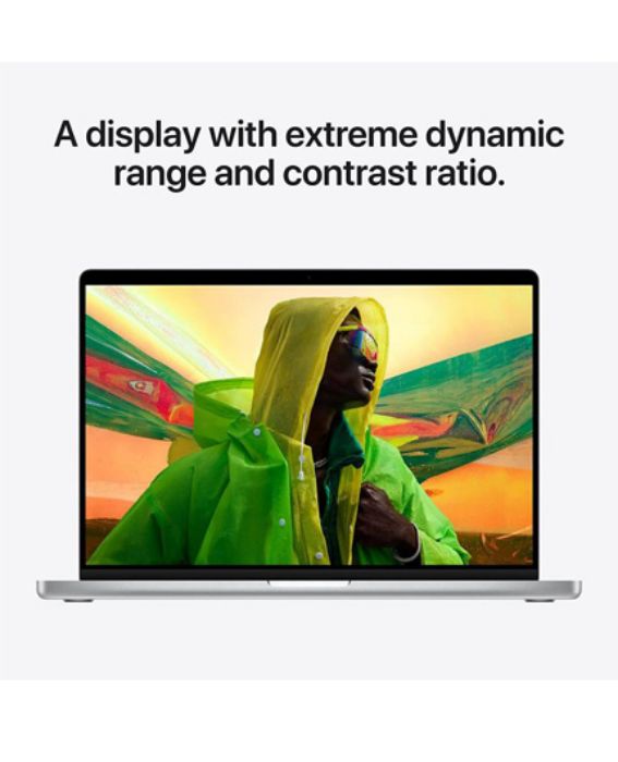 تصویر  لپ تاپ 14.2 اینچی اپل مک بوک پرو مدل 2021 MKGP3 (16GB - 512GB)