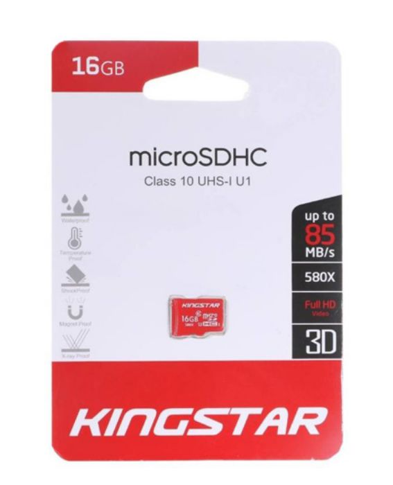 تصویر  کارت حافظه 16 گیگابایت کینگ استار microSDHC کلاس 10 با سرعت 85 مگابایت در ثانیه مدل 580X