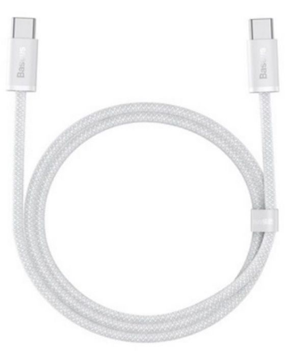 تصویر  کابل شارژ USB-C به USB-C باسئوس - 1 متر - مدل CALD000202
