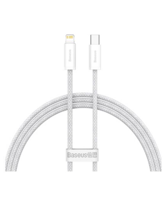 تصویر  کابل شارژ USB-C به لایتنینگ باسئوس - 1 متر - مدل CALD000002