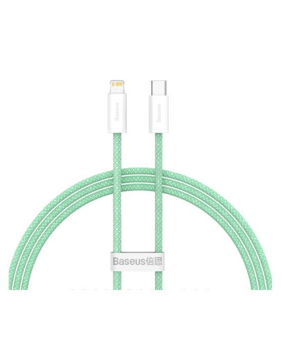تصویر  کابل شارژ USB-C به لایتنینگ باسئوس - 1 متر - مدل CALD000002