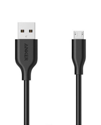 تصویر  کابل شارژ USB به microUSB انکر 0.9 متر مدل A8132H12