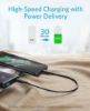 تصویر  کابل شارژ USB-C به Lightning انکر 0.3 متر PowerLine III مدل A8831H11