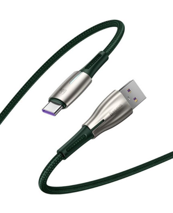 تصویر  کابل شارژ USB به USB-C باسئوس 1 متر مدل Catsd-m06