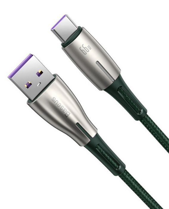 تصویر  کابل شارژ USB به USB-C باسئوس 1 متر مدل Catsd-m06