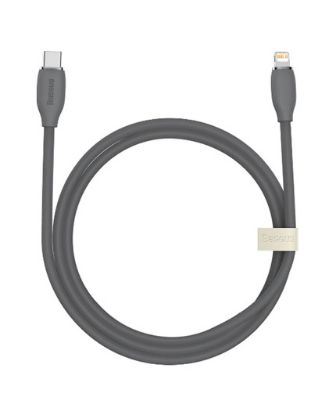 تصویر  کابل شارژ USB-C به Lightning باسئوس 1.2 متر Jelly Liquid Silica Gen Series مدل CAGD020001
