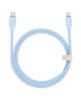 تصویر  کابل شارژ USB-C به Lightning باسئوس 1.2 متر Jelly Liquid Silica Gen Series مدل CAGD020001