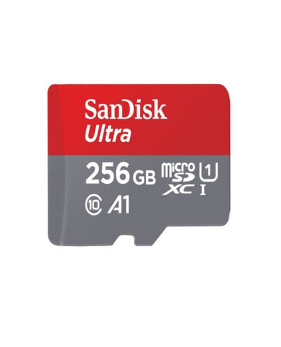 تصویر  کارت حافظه سن دیسک میکرو اس دی اچ سی 256 گیگابایت مدل Ultra A1 کلاس 10 با سرعت 120 مگابایت در ثانیه