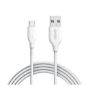 تصویر  کابل 1.8 متری شارژ USB به MicroUSB انکر مدل PowerLine A8133